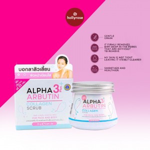 Alpha Arbutin 3 Plus - Collagen Scrub - For Face - 75gr